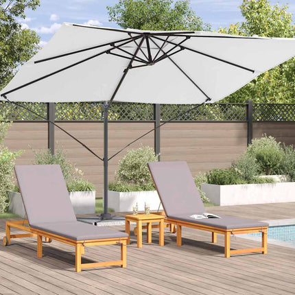 Parasol 351 X 250 X 260 Cm Polyester En Aluminium