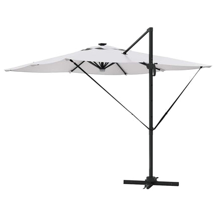 Roma Parasol Beige 286 X 284 X 270 Cm Aluminium En Polyester