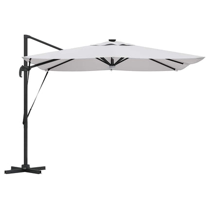 Roma Parasol Beige 286 X 284 X 270 Cm Aluminium En Polyester