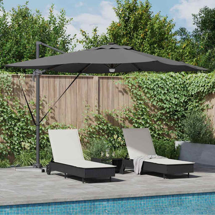 Roma Parasol Beige 286 X 284 X 270 Cm Aluminium En Polyester