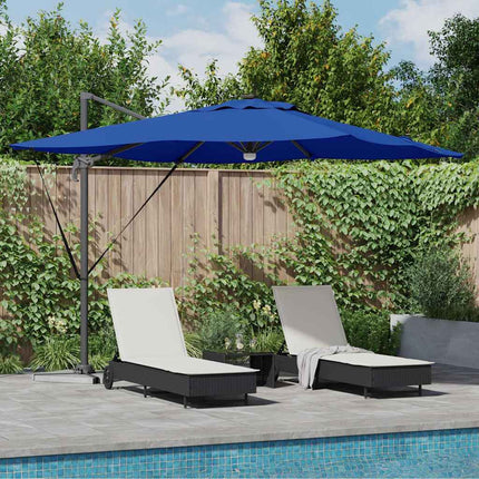 Roma Parasol Beige 286 X 284 X 270 Cm Aluminium En Polyester