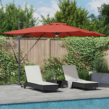 Roma Parasol Beige 286 X 284 X 270 Cm Aluminium En Polyester