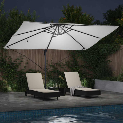 Parasol 351 X 250 X 253 Cm Polyester En Aluminium