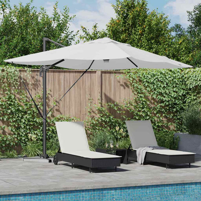 Parasol 351 X 250 X 253 Cm Polyester En Aluminium