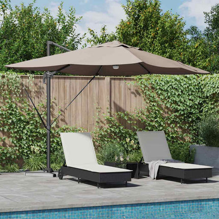 Parasol 351 X 250 X 253 Cm Polyester En Aluminium