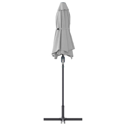 Tuinparasol 370 X 197 X 239 Cm Polyester En Aluminium