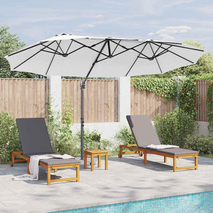 Parasol 372 X 198 X 243 Cm Polyester En Aluminium