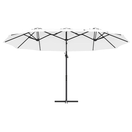 Parasol 372 X 198 X 243 Cm Polyester En Aluminium