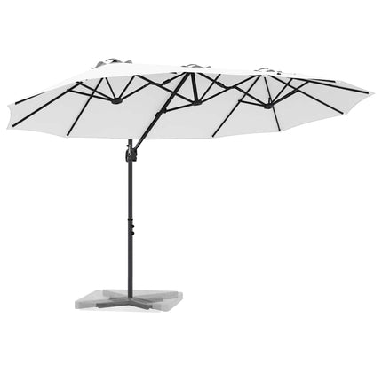 Parasol 372 X 198 X 243 Cm Polyester En Aluminium