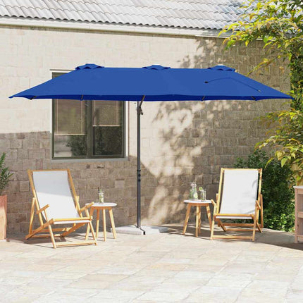 Parasol 372 X 198 X 243 Cm Polyester En Aluminium