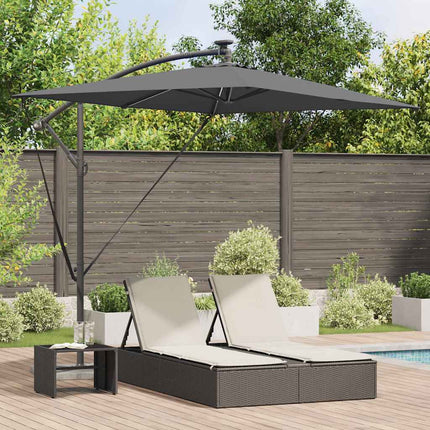 Parasol 294 X 200 X 270 Cm Polyester En Aluminium