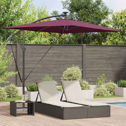 Parasol 294 X 200 X 270 Cm Polyester En Aluminium