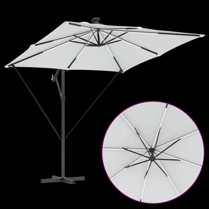 Parasol 249 X 249 X 250 Cm Polyester En Aluminium