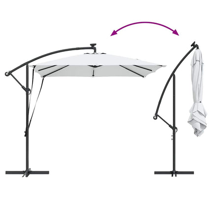 Parasol 249 X 249 X 250 Cm Polyester En Aluminium