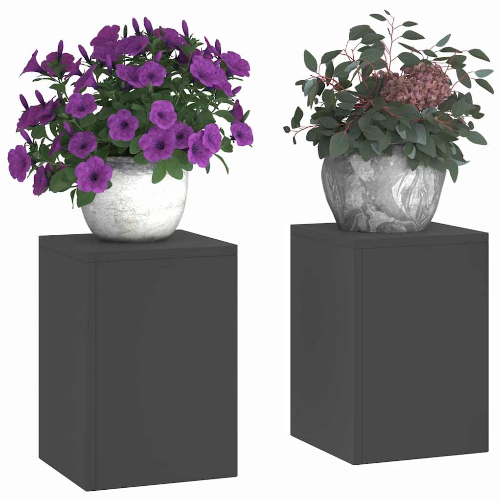 Plantenstandaard 2 Pcs 24 X 24 X 35 Cm Staal