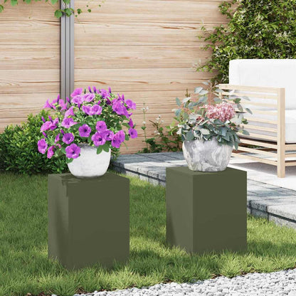 Plantenstandaard 2 Pcs 24 X 24 X 35 Cm Staal