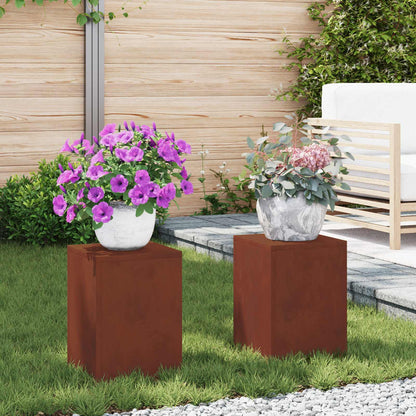 Plantenstandaard 2 Pcs 24 X 24 X 35 Cm Staal