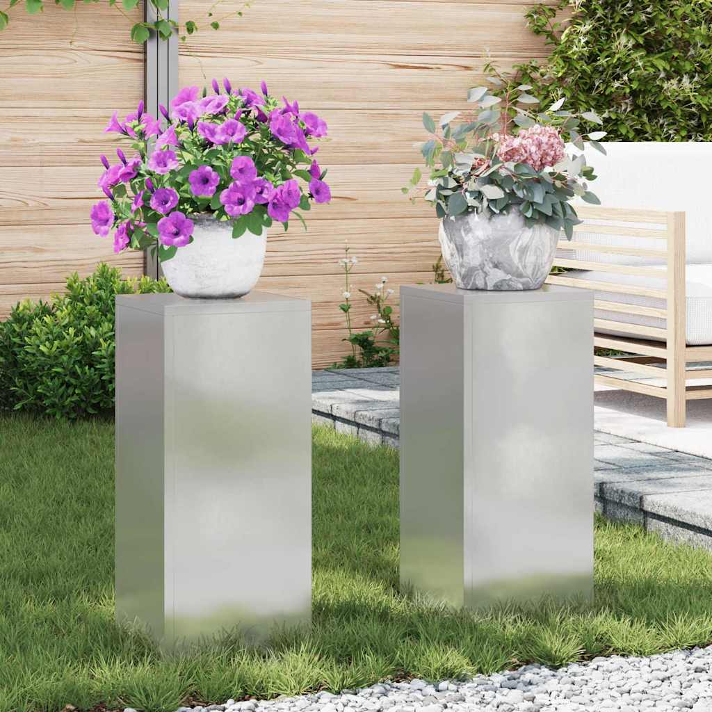 Plantenstandaard 2 Pcs 24 X 24 X 35 Cm Staal