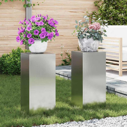 Plantenstandaard 2 Pcs 24 X 24 X 35 Cm Staal