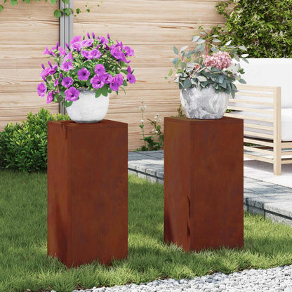 Plantenstandaard 2 Pcs 24 X 24 X 35 Cm Staal