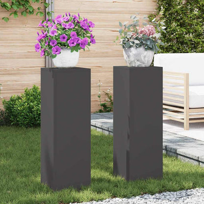 Plantenstandaard 2 Pcs 24 X 24 X 35 Cm Staal