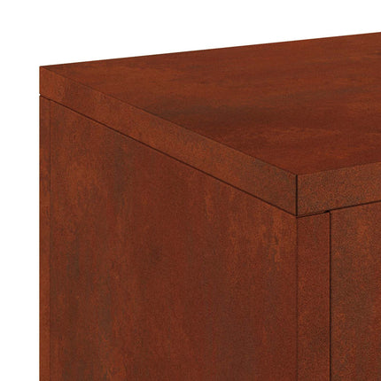 Plantenstandaard 2 Pcs Roestig 24 X 24 X 75 Cm