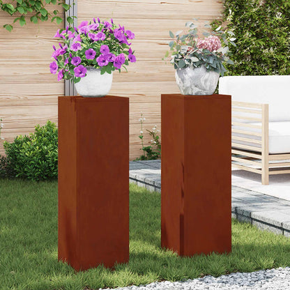 Plantenstandaard 2 Pcs 24 X 24 X 35 Cm Staal