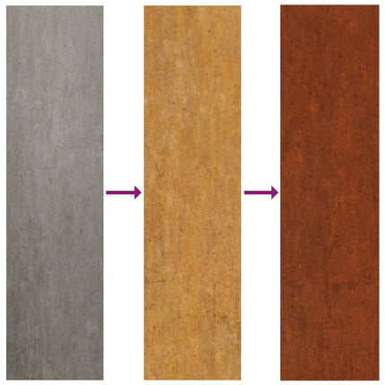 Plantenstandaard 2 Pcs Roestig 24 X 24 X 75 Cm