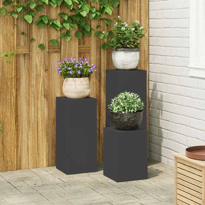 Plantenstandaard 2 Pcs 24 X 24 X 35 Cm Staal