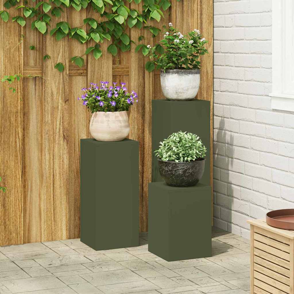 Plantenstandaard 2 Pcs 24 X 24 X 35 Cm Staal