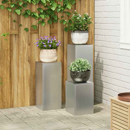 Plantenstandaard 2 Pcs 24 X 24 X 35 Cm Staal
