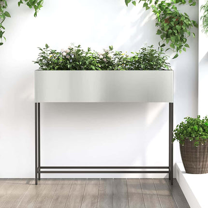 Verhoogde Tuin Plantbak 60 X 26 X 48 Cm Staal