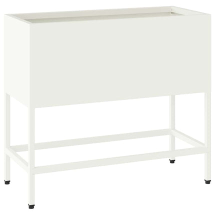 Verhoogde Tuin Plantbak 60 X 26 X 48 Cm Staal