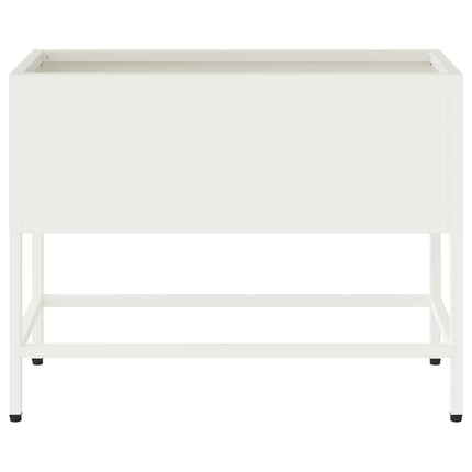 Verhoogde Tuin Plantbak 60 X 26 X 48 Cm Staal