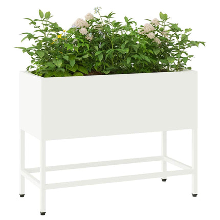 Verhoogde Tuin Plantbak 60 X 26 X 48 Cm Staal