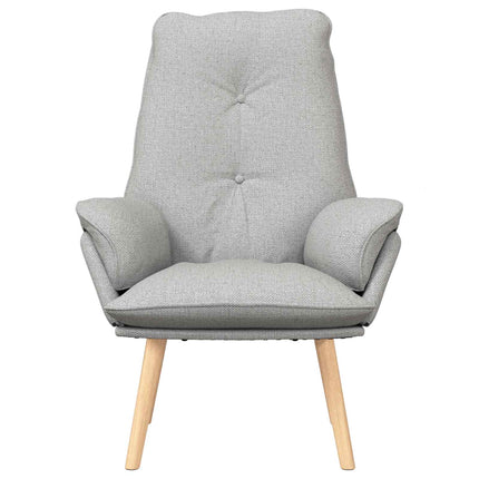 Fauteuil Wolkengrijs 69 X 74 X 93 Cm Stof En Multiplex