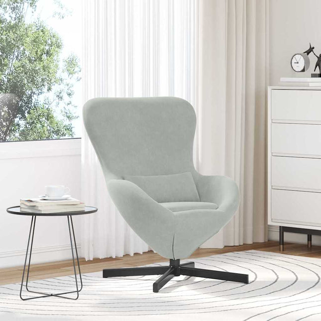 Eivormige Stoel 63 X 73 X 90 Cm Fluweel