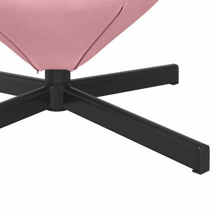 Eivormige Stoel 63 X 73 X 90 Cm Fluweel