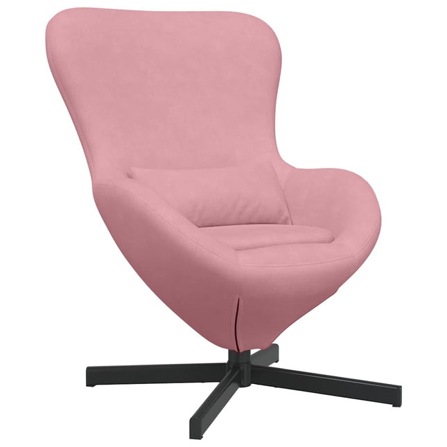 Eivormige Stoel 63 X 73 X 90 Cm Fluweel