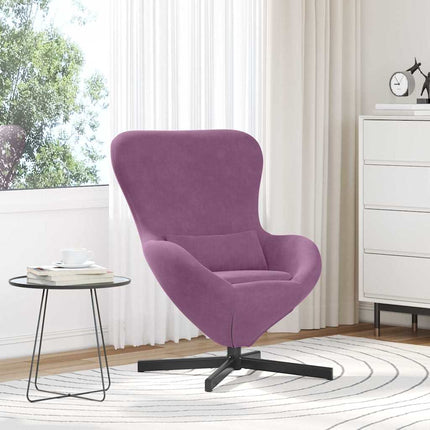 Eivormige Stoel 63 X 73 X 90 Cm Fluweel