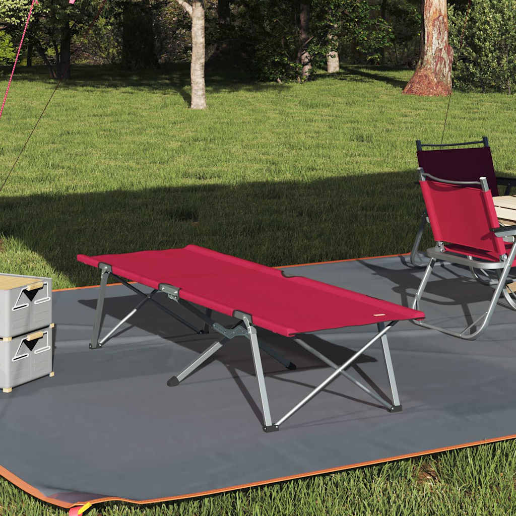 Opvouwbaar Camping Bed Rood 62 x 194 x 42 cm Oxford stof