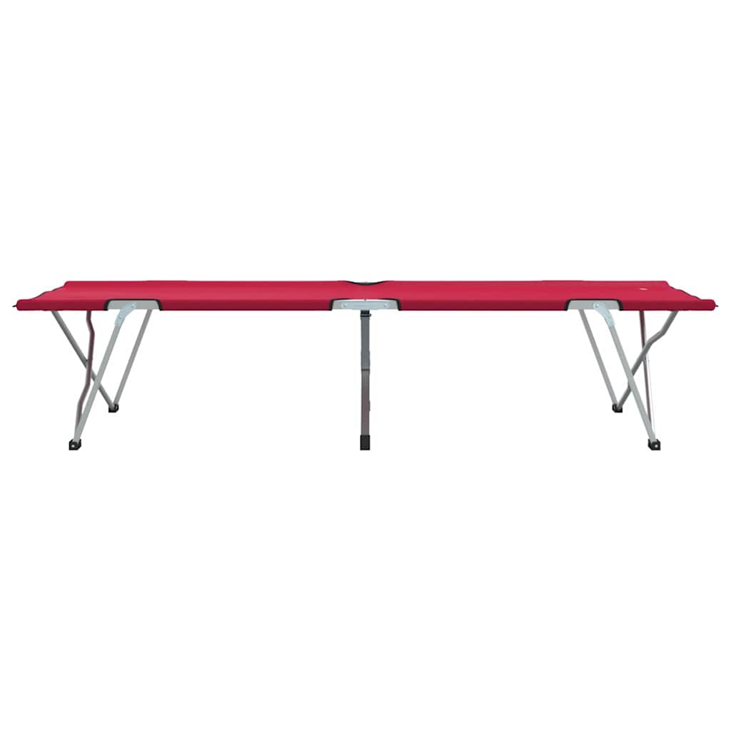 Opvouwbaar Camping Bed Rood 62 x 194 x 42 cm Oxford stof