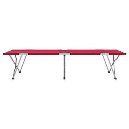 Opvouwbaar Camping Bed Rood 62 x 194 x 42 cm Oxford stof