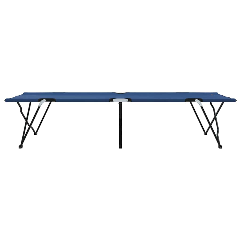 Opvouwbaar Camping Bed Blauw 206 x 76 x 74 cm Oxford stof