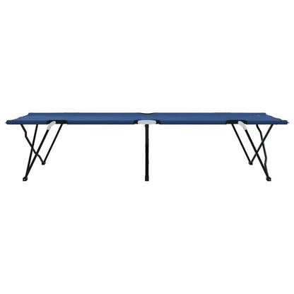 Opvouwbaar Camping Bed Blauw 206 x 76 x 74 cm Oxford stof