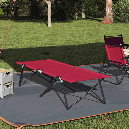 Opvouwbaar Camping Bed 206 X 76 X 74 Cm Oxford En Staal