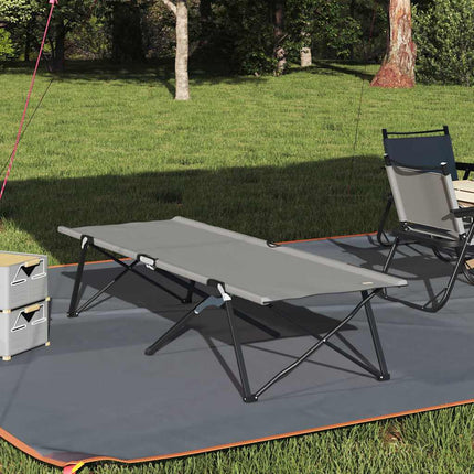 Opvouwbaar Camping Bed 206 X 76 X 74 Cm Oxford En Staal
