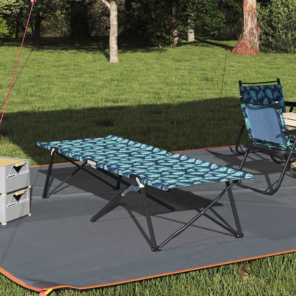 Opvouwbaar Camping Bed 206 X 76 X 74 Cm Oxford En Staal