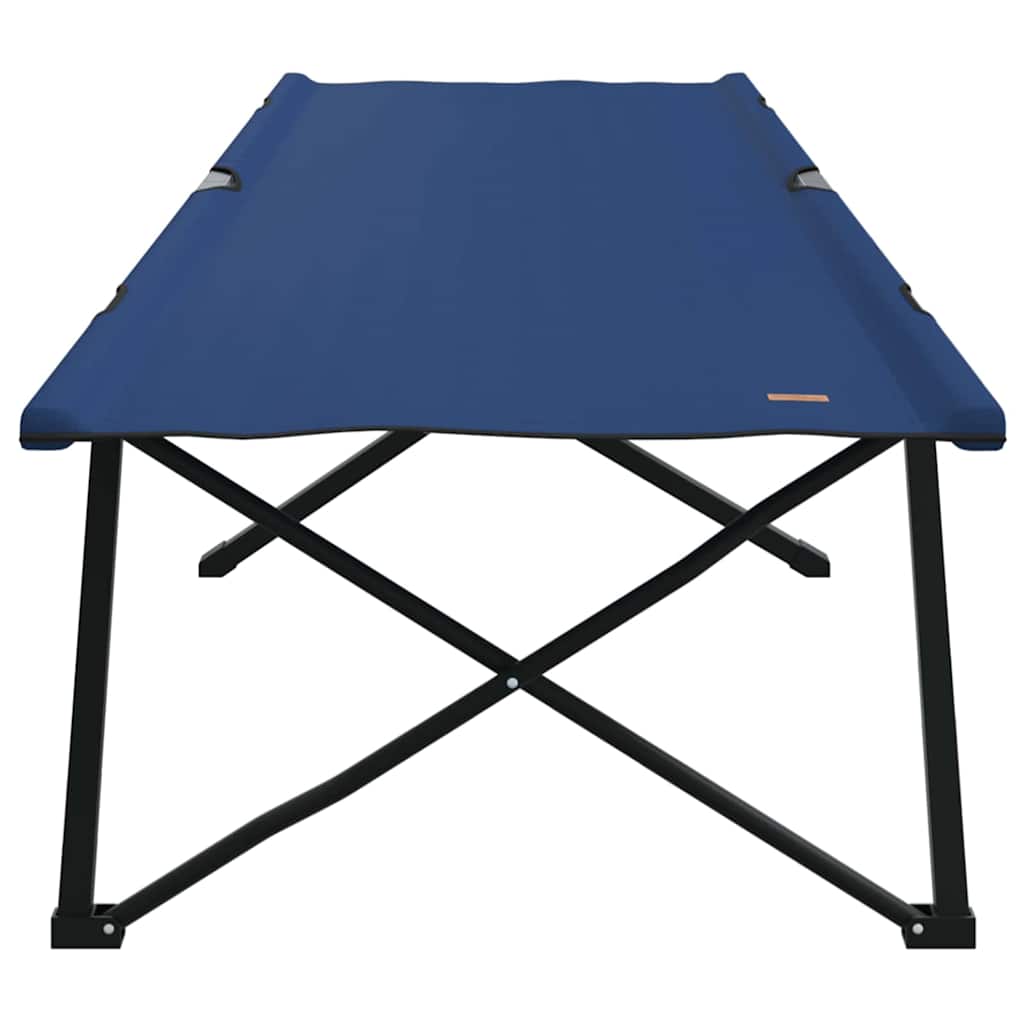 Opvouwbaar Camping Bed 2 pcs Blauw 206 x 76 x 74 cm Oxford stof