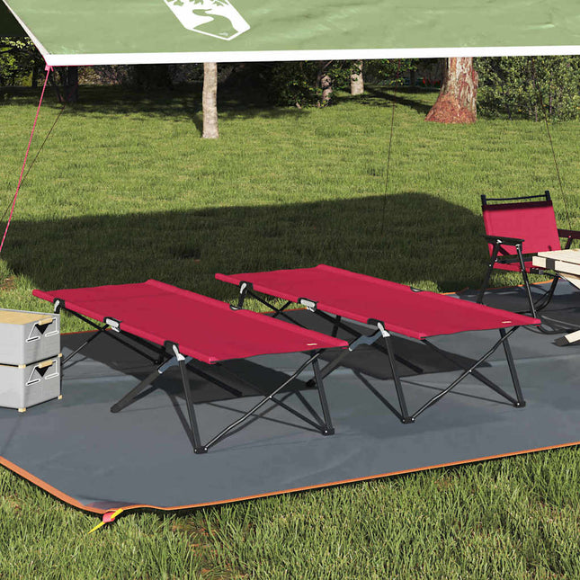 Opvouwbaar Camping Bed 206 X 76 X 74 Cm Oxford En Staal